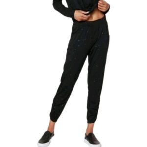 BOBI Los Angeles Galaxy Print Pant in black size Small
